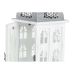 Lanterne DKD Home Decor Παλαιωμένο φινίρισμα Λευκό Γκρι Ξύλο Κρυστάλλινο Μεσογείακός 19 x 19 x 51 cm