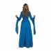 Маскарадные костюмы для взрослых My Other Me Синий Принцесса средневековая Принцесса (2 Предметы)