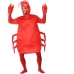 Maskeraadi kostüüm täiskasvanutele Punane Krabi loomad (2 Tükid, osad)