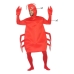 Disfraz para Adultos Rojo Cangrejo Animales (2 Piezas)