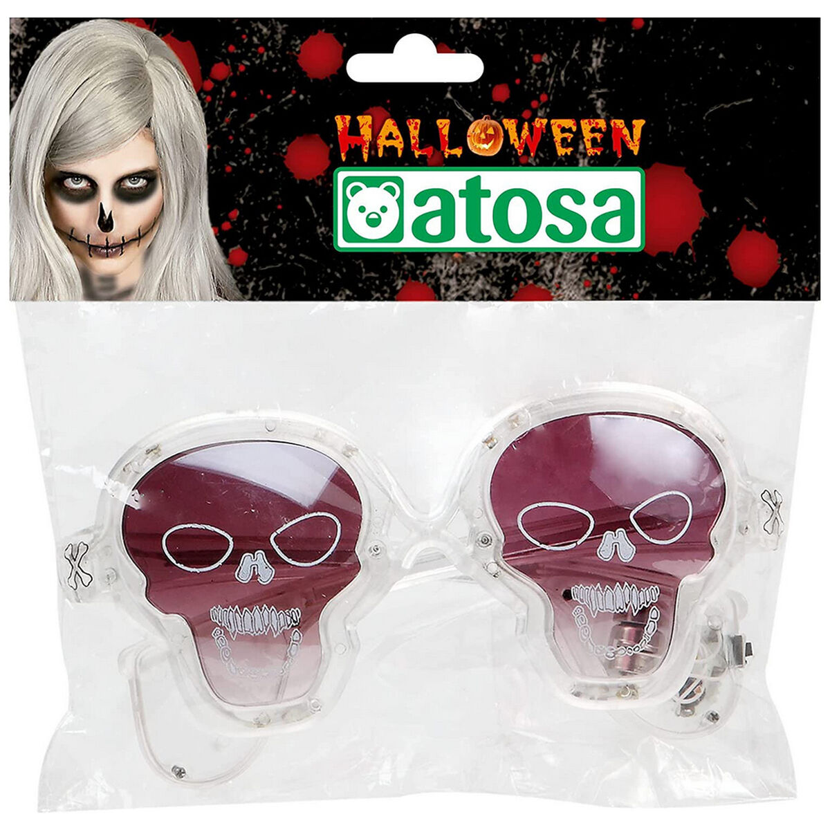 Lunettes Blanc Halloween