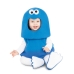 Costum Deghizare pentru Bebeluși My Other Me Cookie Monster Sesame Street Albastru (3 Piese)