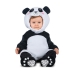 Kostuums voor Baby's My Other Me Zwart Wit Panda (4 Onderdelen)