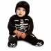 Costume for Babies My Other Me Black Skeleton 0-6 Months (2 Pieces)