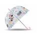 Paraply Minnie Mouse 46 cm Gjennomsiktig Barne