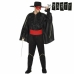 Costume for Adults Th3 Party Black Superhero (7 Pieces)