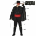 Costume for Adults Th3 Party Black Superhero (7 Pieces)