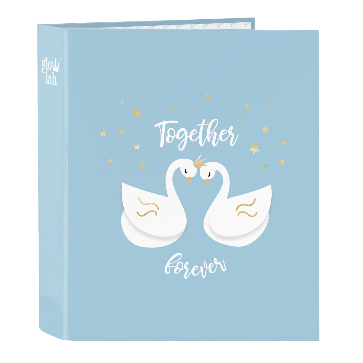 Ringmap Glow Lab Cisnes Blauw A4 27 x 33 x 6 cm