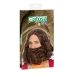 Wig with beard C/C. PELUCA 43624 Brown Wizard King