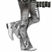 Adult Trousers Th3 Party Grey Silver