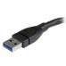 USB-kábel Startech USB3EXT6INBK         Fekete