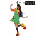 Costume per Adulti Multicolore Pagliaccio Donna Circo (2 Pezzi)
