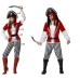 Kostuums voor Volwassenen Rood Piraat