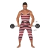 Costume for Adults Multicolour Strongman Circus (2 Pieces)