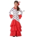 Costume per Bambini Rosso Ballerina di Flamenco Spagna (1 Pezzi)