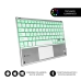 Bluetooth keyboard med tabletstøtte Subblim SUB-KBT-SMBT50 Spansk qwerty Sort/Hvid Spansk