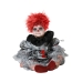 Маскировъчен костюм за бебета Сив Окървавен клоун 6-12 месеца (2 Части)