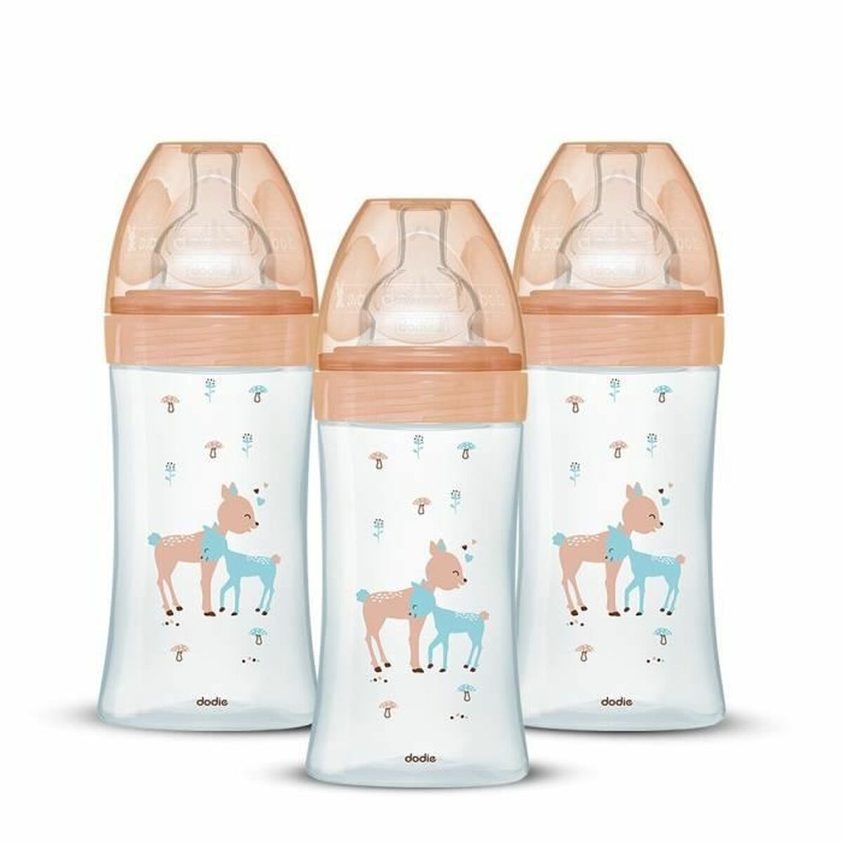 Set med nappflaskor Dodie 3 uds