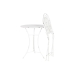 Tavolo con 2 sedie Home ESPRIT Bianco 60 x 60 x 70 cm