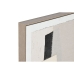 Maalaus Home ESPRIT Abstrakti Kaupunki 82,3 x 4,5 x 82,3 cm (2 osaa)
