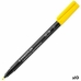 Permanent marker Staedtler 318 F Yellow 0,6 mm (10 Units)