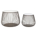 Set od dvije stolice DKD Home Decor Crna Metal Kristal 75 x 75 x 55 cm