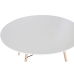 Jedálenský stôl Home ESPRIT Biela Čierna Prírodná Breza Drevo MDF 120 x 120 x 74 cm