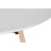 Blagavaonski stol Home ESPRIT Bijela Crna Prirodno Breza Drvo MDF 120 x 120 x 74 cm