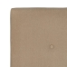 Headboard 165 x 8 x 125 cm Synthetic Fabric Beige
