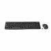 Клавиатура и беспроводная мышь Logitech 920-004513 Чёрный Испанская Qwerty QWERTY