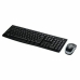 Keyboard and Wireless Mouse Logitech 920-004513 Black Spanish Qwerty QWERTY