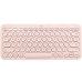 Drahtlose Tastatur Logitech K380 Rosa Qwerty Spanisch