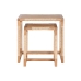 2 tooli komplekt Home ESPRIT Naturaalne Köis Kuusk 58 x 38 x 60 cm