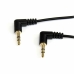 Аудио кабел с жак (3,5 mm) към 2 RCA кабел Startech MU1MMS2RA            Черен 0,3 m