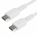 Cablu USB C Startech RUSB2CC1MW Alb 1 m