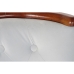 Nojatuoli DKD Home Decor Ruskea Taivaansininen Puu Muovinen 65 x 69 x 80 cm