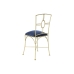 Dining Chair DKD Home Decor Blue Golden 45 x 42 x 88,5 cm