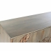 Dientafel DKD Home Decor Natuurlijk Grijs Metaal Mangohout (177 x 45 x 74 cm)