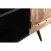 Dientafel DKD Home Decor Bruin Zwart Metaal Mangohout (145 x 40 x 90 cm)