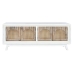TV furniture Home ESPRIT White Natural Fir MDF Wood 156 x 40 x 64 cm