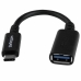 USB A - USB C kaapeli Startech 4105490 Musta 15 cm