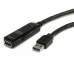 USB Kabelis Startech USB3AAEXT3M USB A Melns 3 m