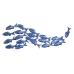 Zidni Ukras Home ESPRIT Mediteran Ribe 110 x 10 x 45 cm