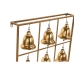 Wanddekoration Home ESPRIT Gold Glocken 50 x 10 x 97 cm