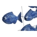 Veggpryd Home ESPRIT Middelhavet Fisk 89 x 10 x 65 cm