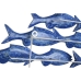dekorace na zeď Home ESPRIT Středomoří Ryby 89 x 10 x 65 cm