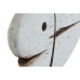 Figura Decorativa Home ESPRIT Branco Natural Peixe Acabamento envelhecido (2 Unidades)