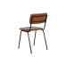 Jídelní židle Home ESPRIT Kaštanová Černý 46 x 52 x 78 cm