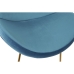 Blagavaonska stolica Home ESPRIT Plava zlatan 63 x 57 x 73 cm
