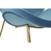 Dining Chair Home ESPRIT Blue Golden 63 x 57 x 73 cm